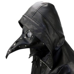 black plague doctor mask gothic long nose bird beak